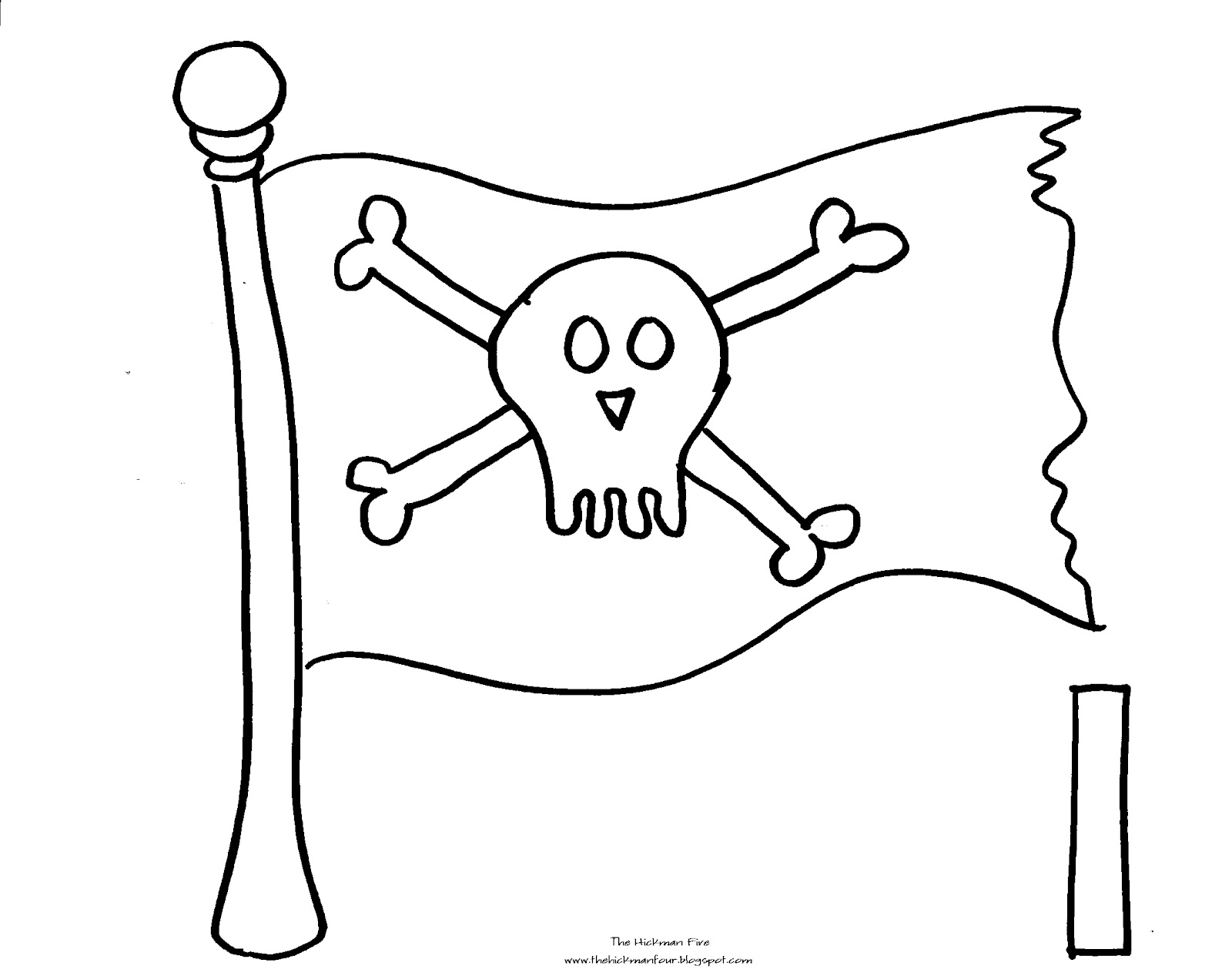 pirate coloring pages templates - photo #16