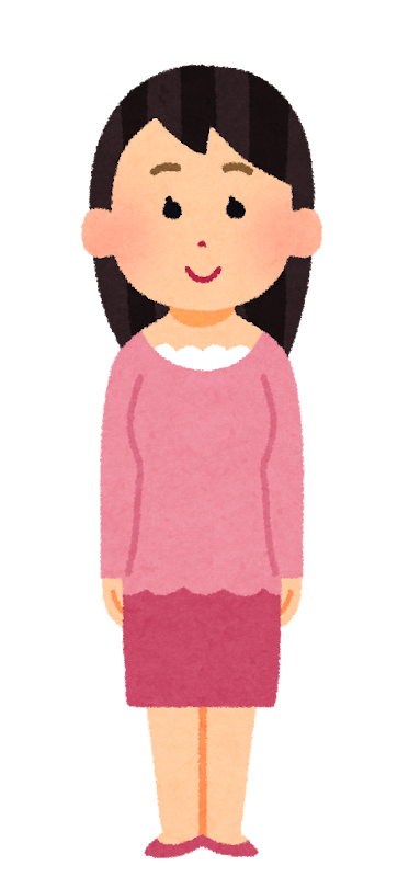 立っている女性のイラスト ポーズ かわいいフリー素材集 いらすとや