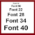 Font Size - Blog Post content size kese change kare