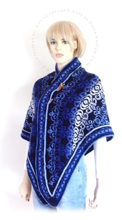 Wonderbaarlijk Patroon Fair-Isle shawl Dolly©by DutchCo©design LN-82
