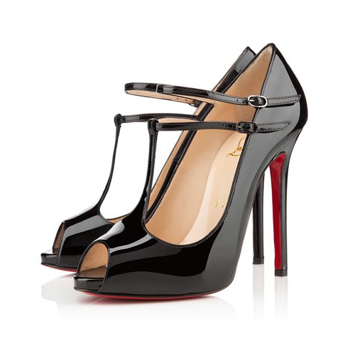 new website for your fashion: Christian Louboutin T Double 120mm Pump Black