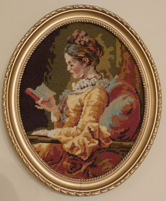 La liseuse de Fragonard,tapisserie
