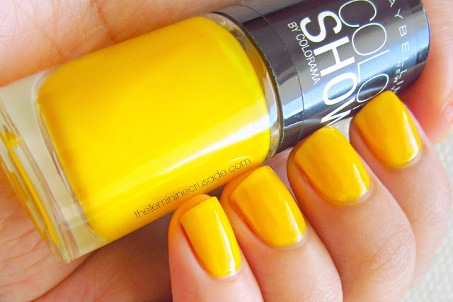 Maybelline Color Show Nail Polish in Electric Yellow
