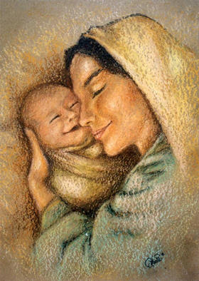 Mother's love painting