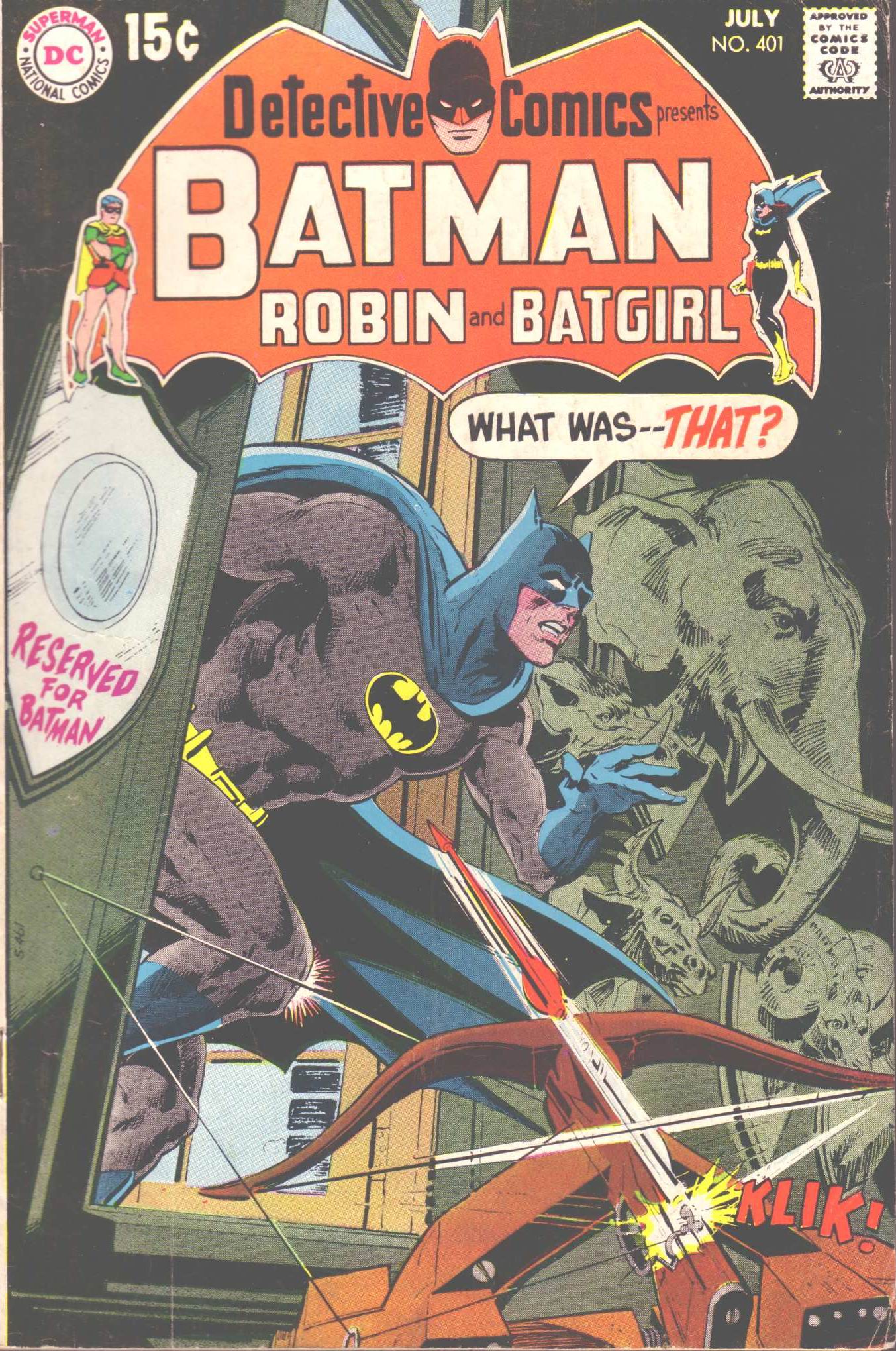 Read online Detective Comics (1937) comic -  Issue #401 - 1