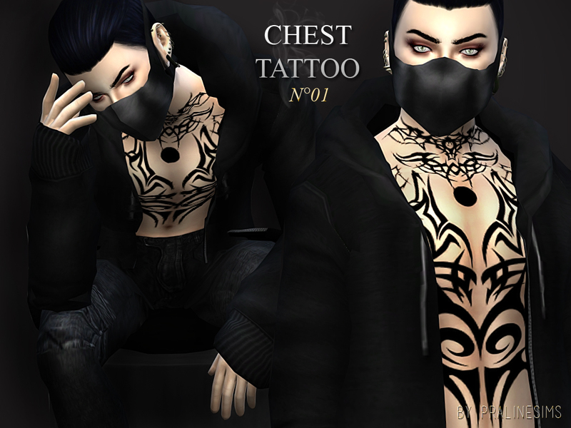 Sims 4 Ccs The Best Tattoos By Pralinesims All In One Photos