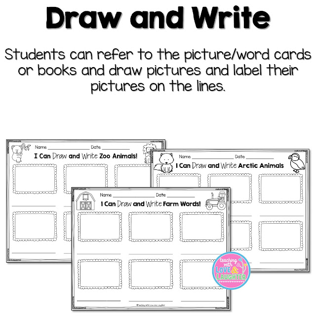 Teaching With Love and Laughter: Let's Label, Draw, and Write the Whole ...