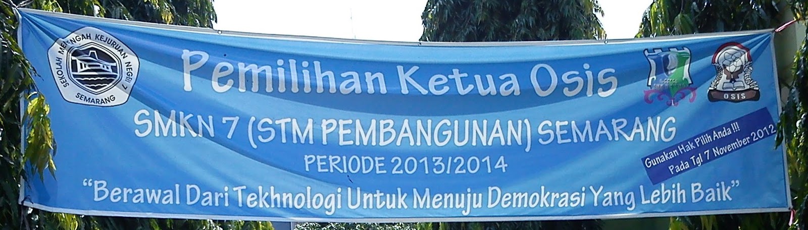 Spanduk Pemilu Osis Referensi Pemilu 2019