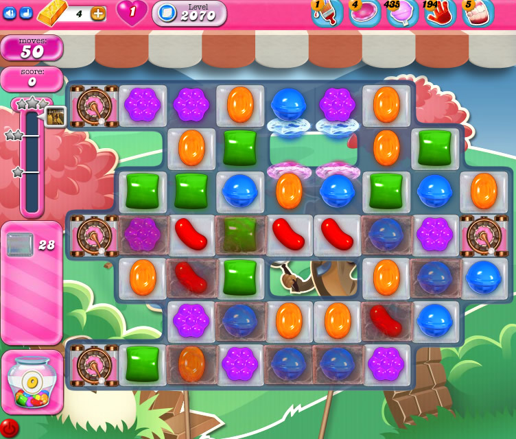 Candy Crush Saga level 2070 Candy Crush Saga level 2070