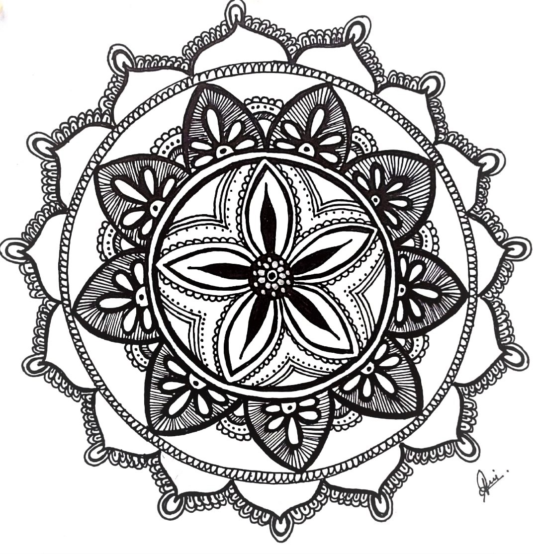 Flower Mandala Art ArtyArsh Creative World