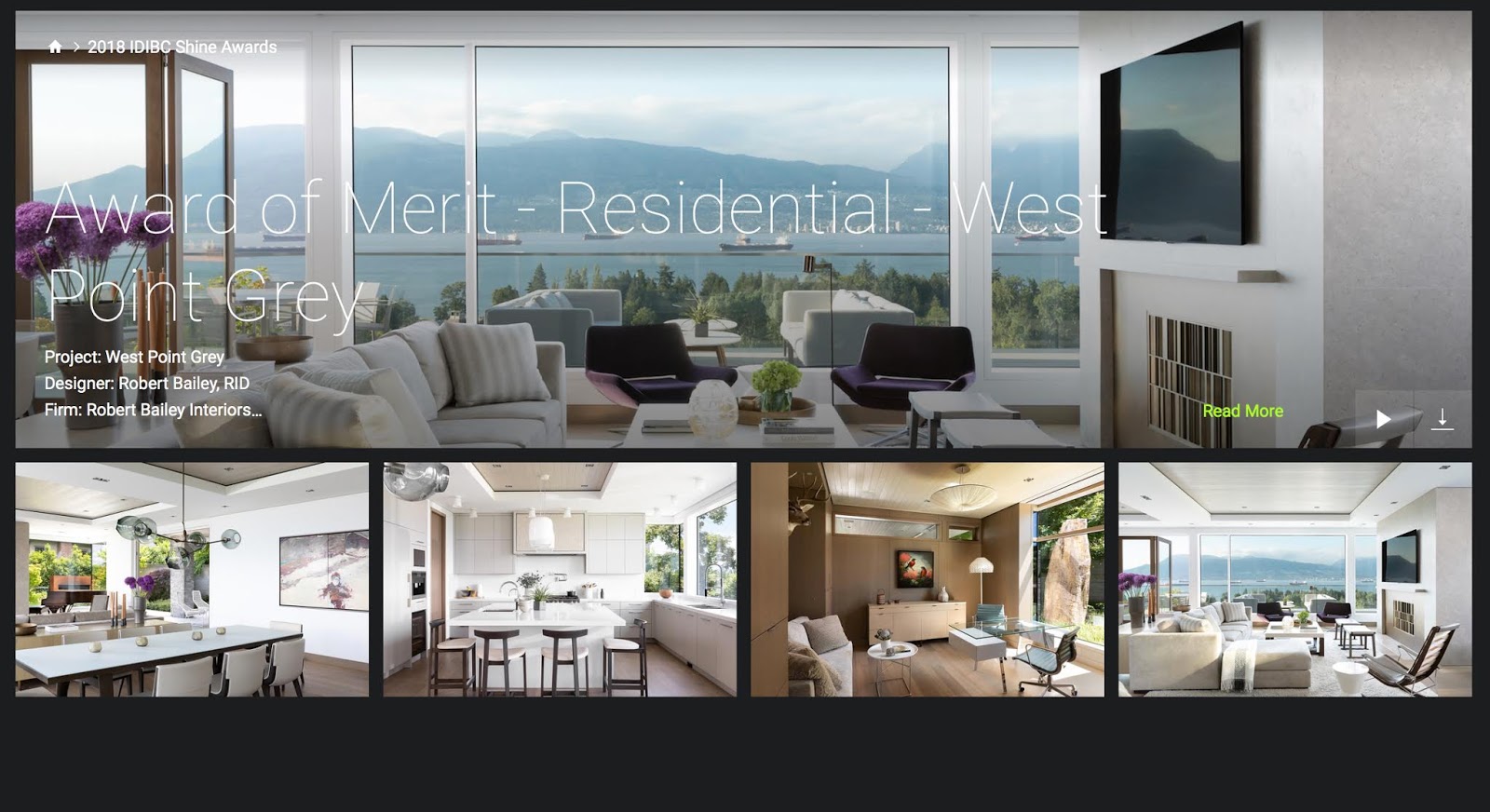 Robert Bailey Interiors Idibc Shine Awards 2018