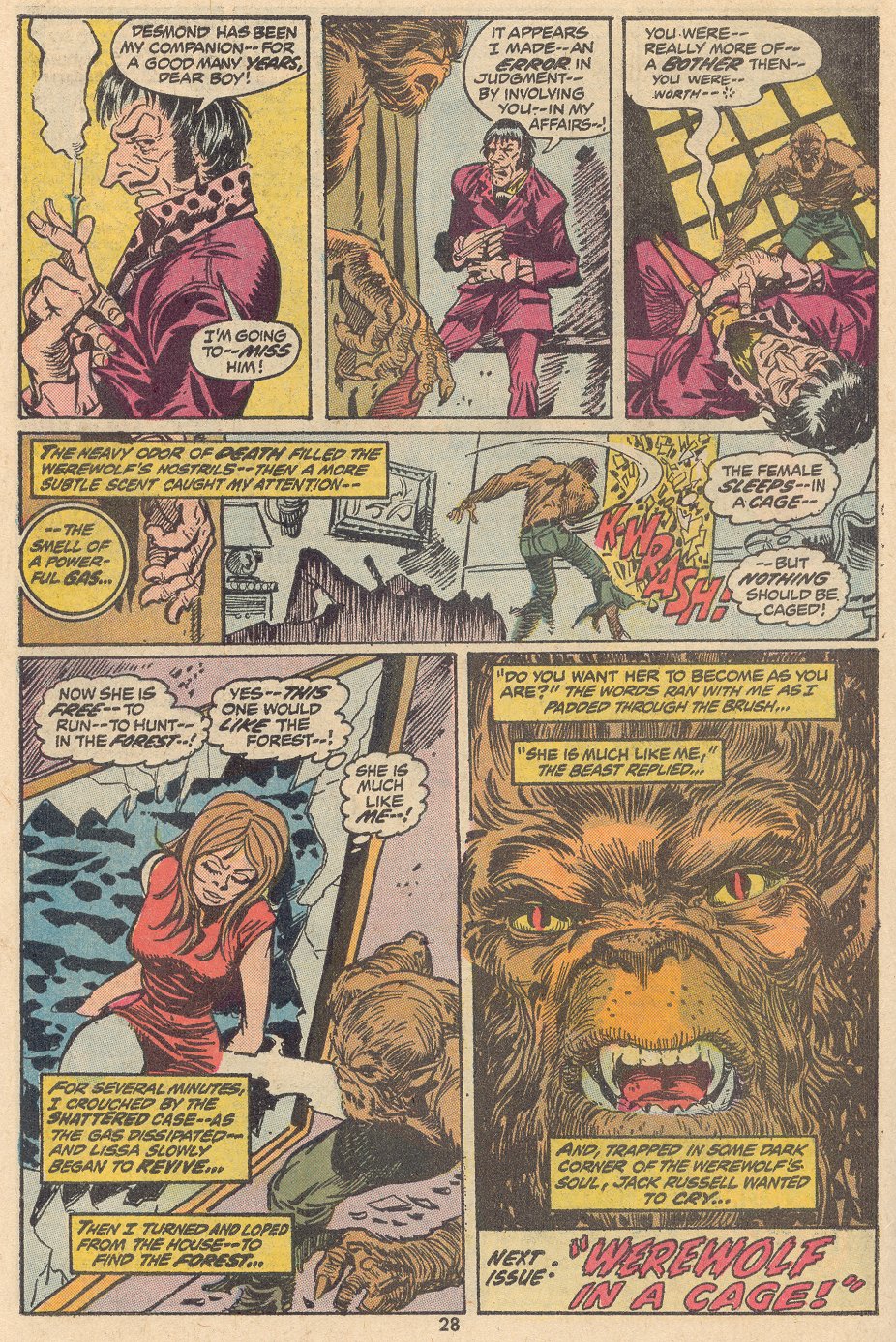Read online Werewolf by Night (1972) comic -  Issue #5 - 21