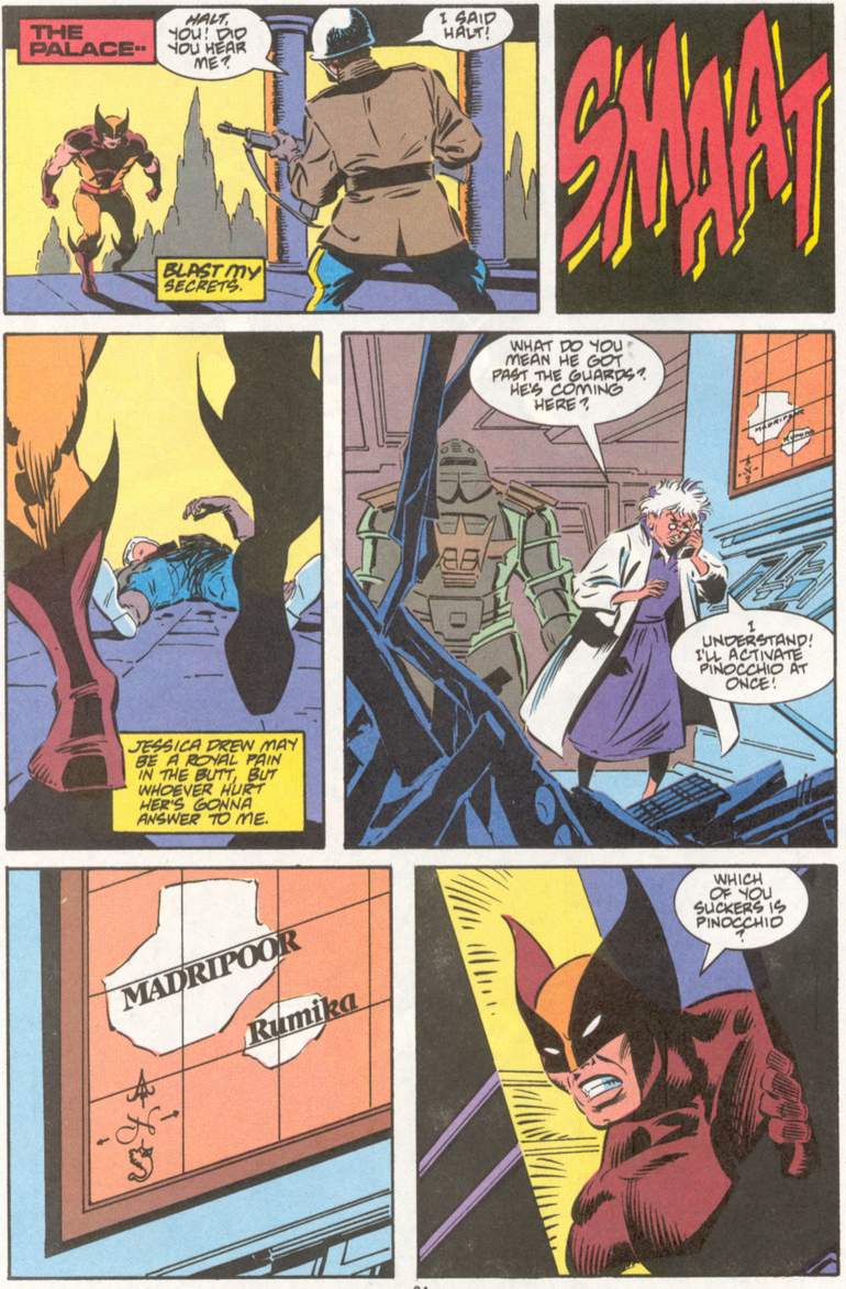 Read online Wolverine (1988) comic -  Issue #27 - 19