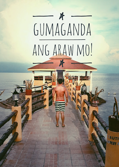 Cebu Blogger, Mark Monta in Moalboal Beach