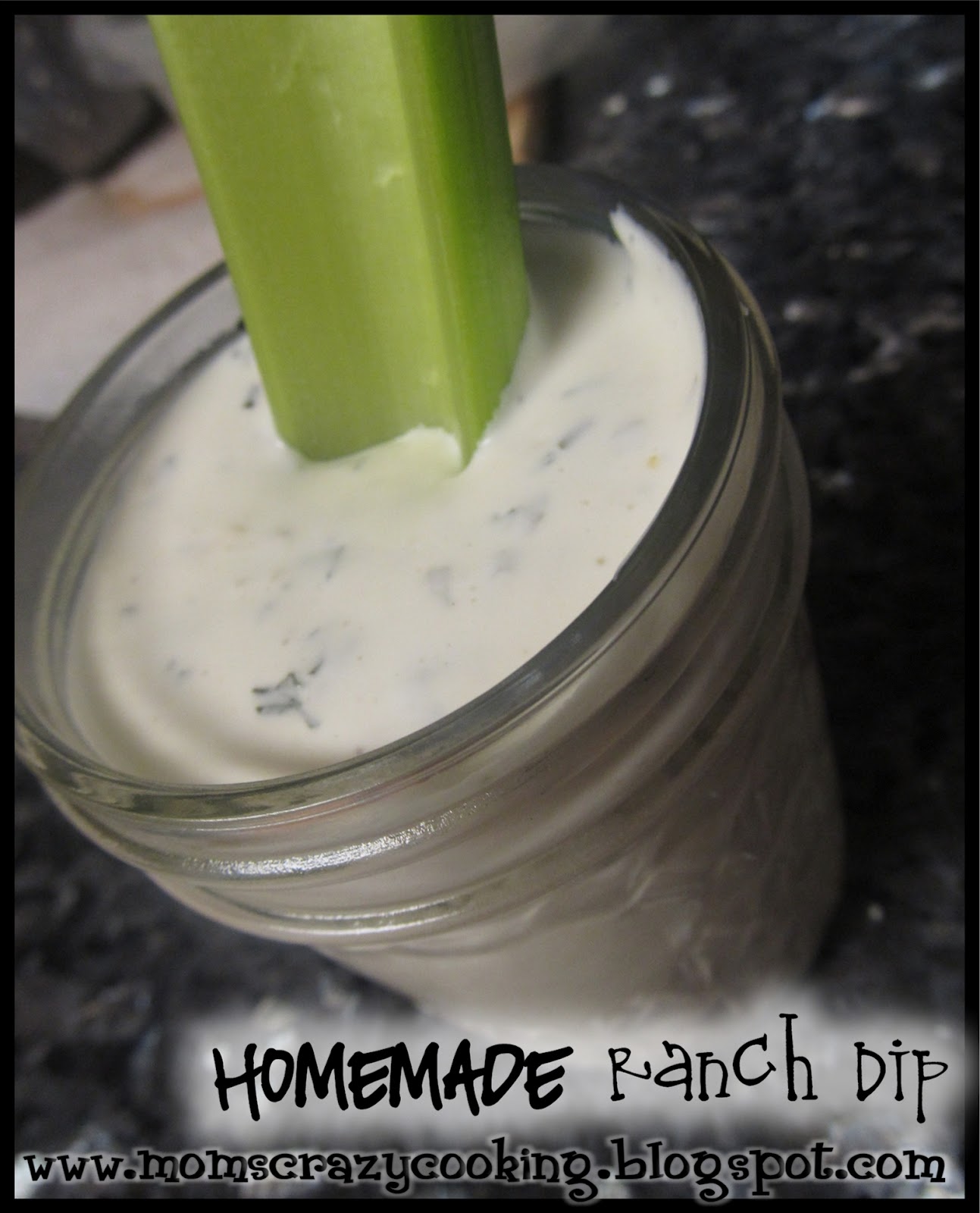 MOMS CRAZY COOKING Homemade Ranch Salad Dressing/Dip {CRAZY COOKING