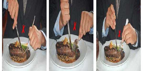 Savoir vivre: Πως κρατάμε τα μαχαιροπίρουνα όταν τρώμε