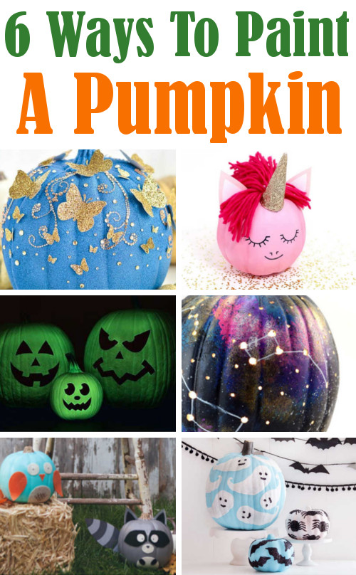 6 Ways To Paint A Pumpkin (No-Carve) | DIY Home Sweet Home