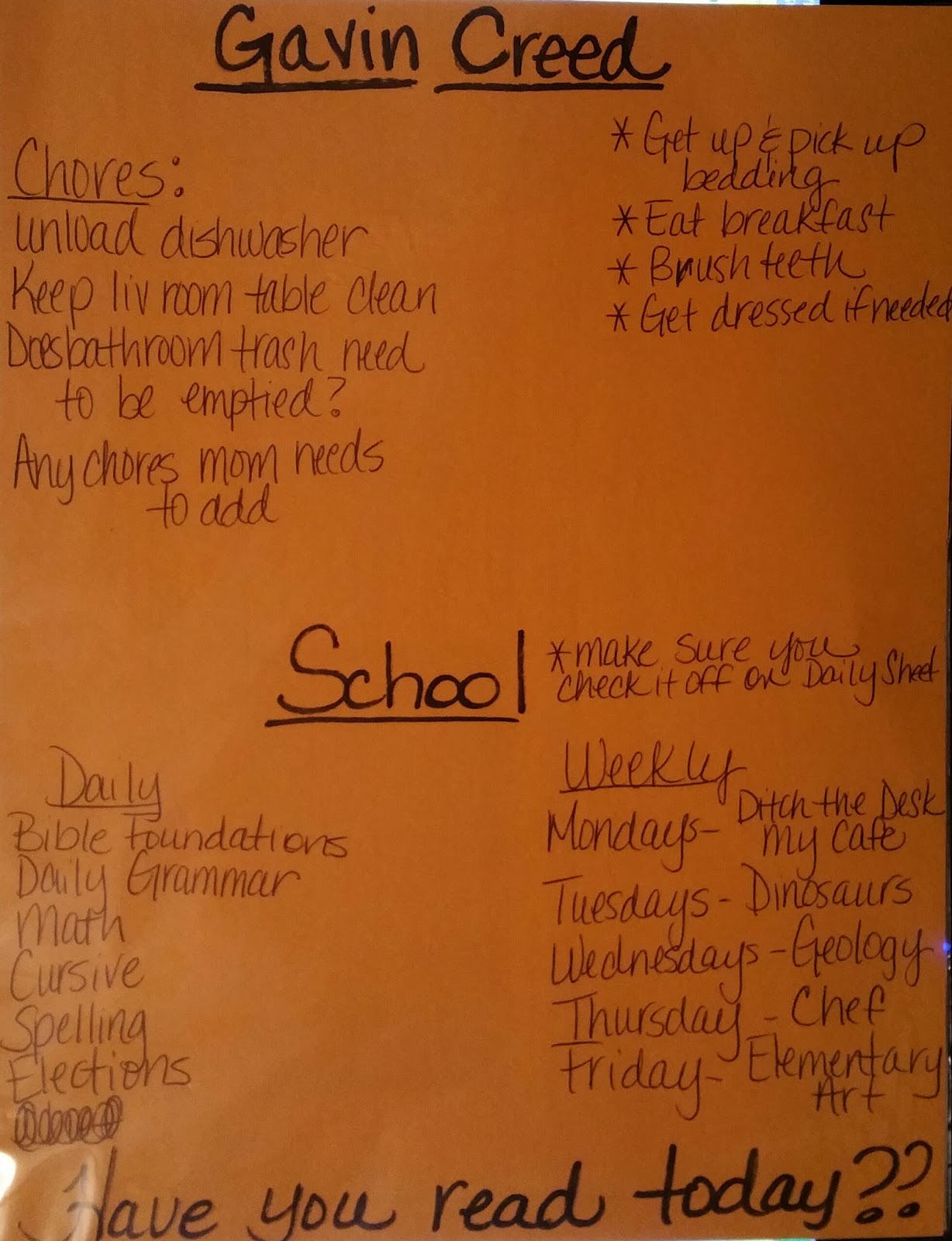 ABC's and Sweet Tea Weekly WrapUp...Getting back on Schedule