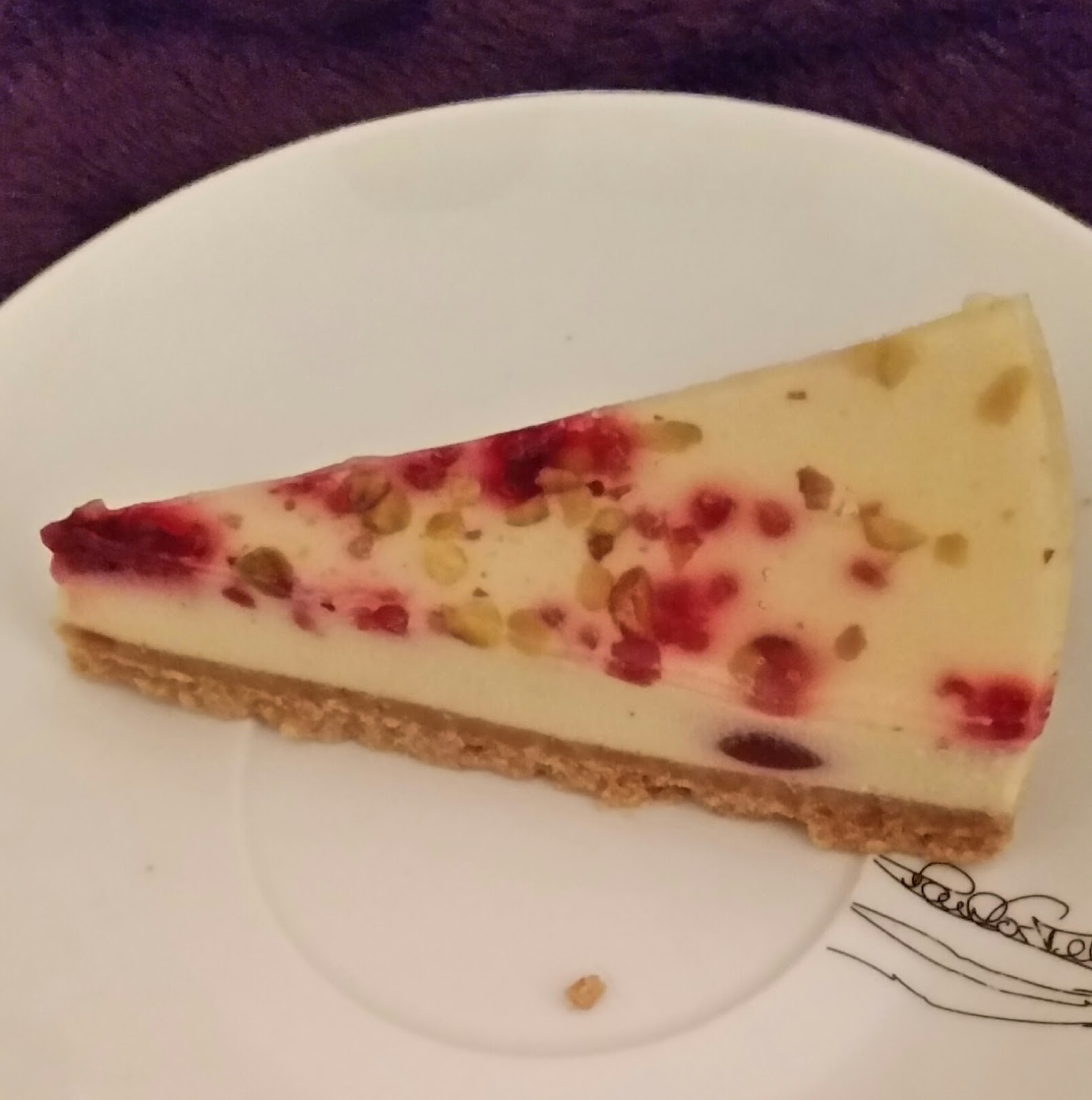 Trust Me Treats Tesco Finest Raspberry & Pistachio Cheesecake Slices