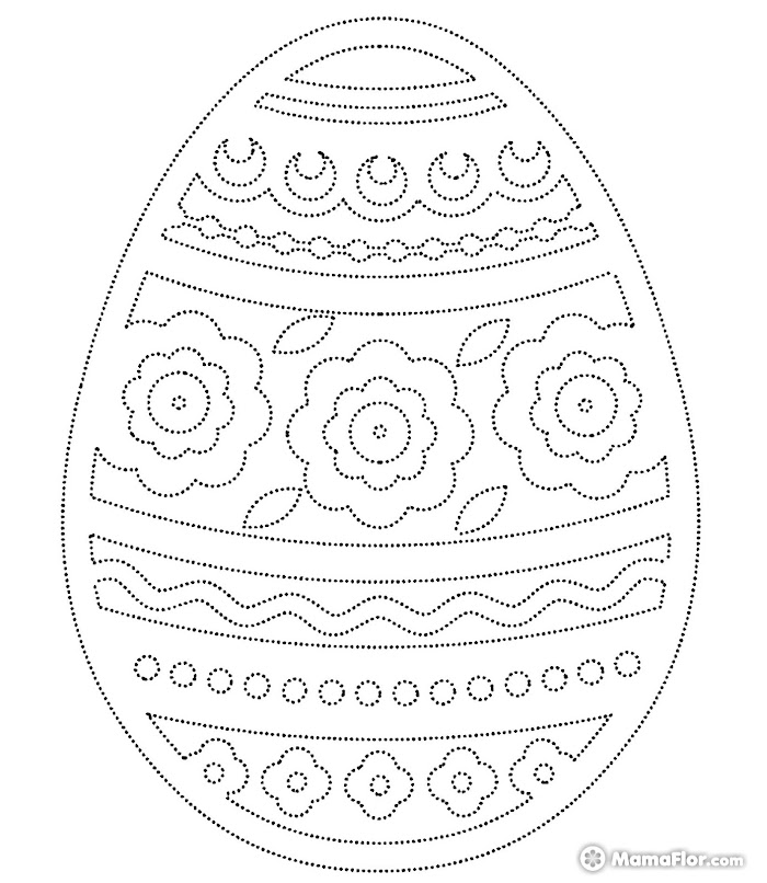 Huevos de Pascua Delinear Colorear Pintar Imprimir