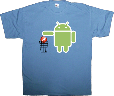 Android flash Flash Wars obsolete iphone ipad t-shirt ephemeral-t-shirts