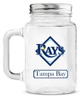 Tampa Bay Rays MLB Mason Jar