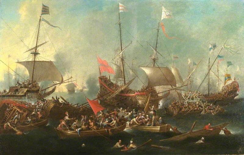 Art Collector 57 Paintings of The Naval Battle of Lepanto, 1571