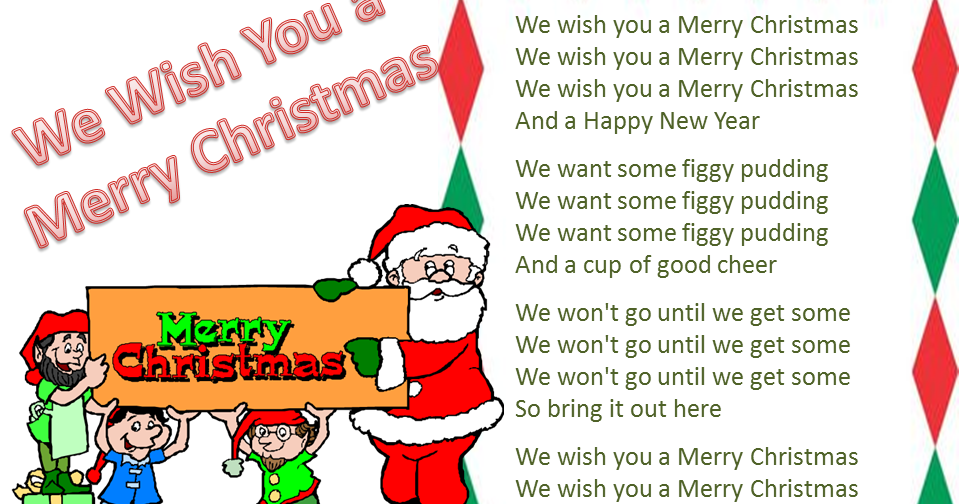 "We wish you a Merry Christmas" Слушать и петь можно здес...