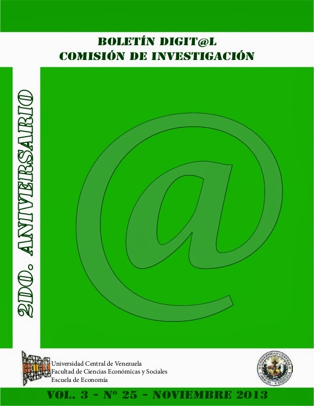 Boletín FCE.UCV: nov. 2013