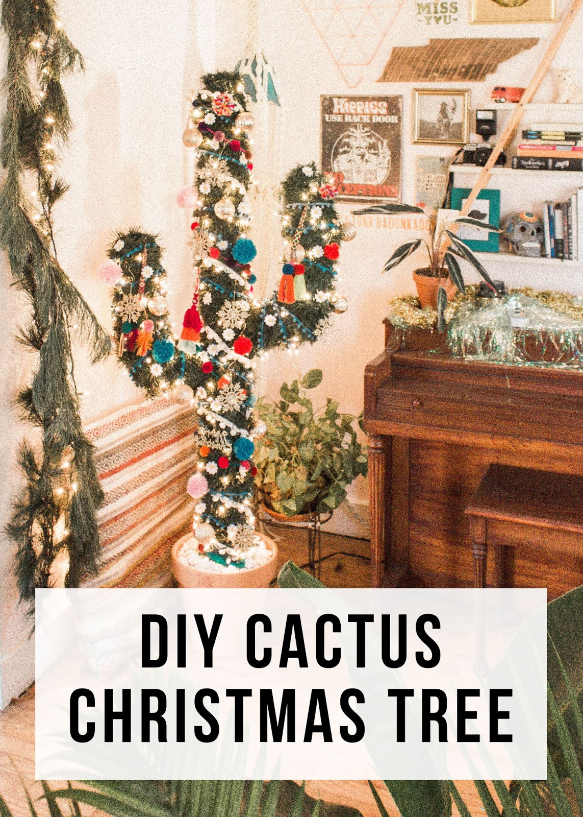 DIY Cactus Christmas Tree