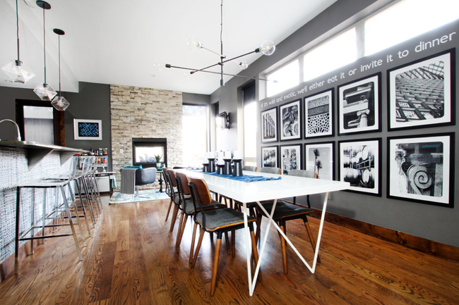 Modern Dining Room Makeover One Challenge Reveal