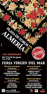 Almería Feria 2013 - Cartel Taurino