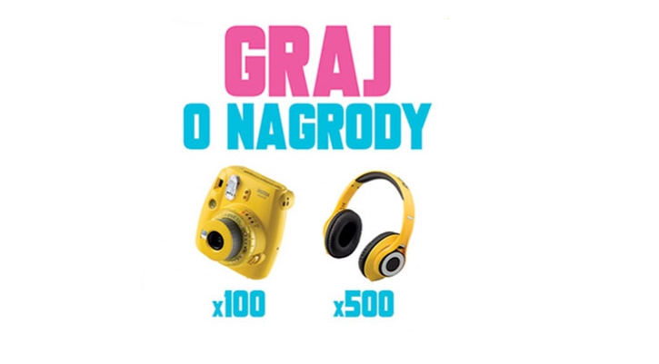 Wygraj aparat Instax Mini - 100 szt. czeka Konkurs
