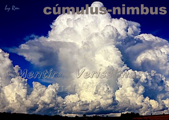 Nuvens cúmulos-nimbos (Cb) - altas e cumuliformes - desenvolvimento vertical