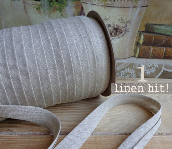 lamówka lniana naturalna Linen Hit! lamówka lniana naturalna Linen Hit!