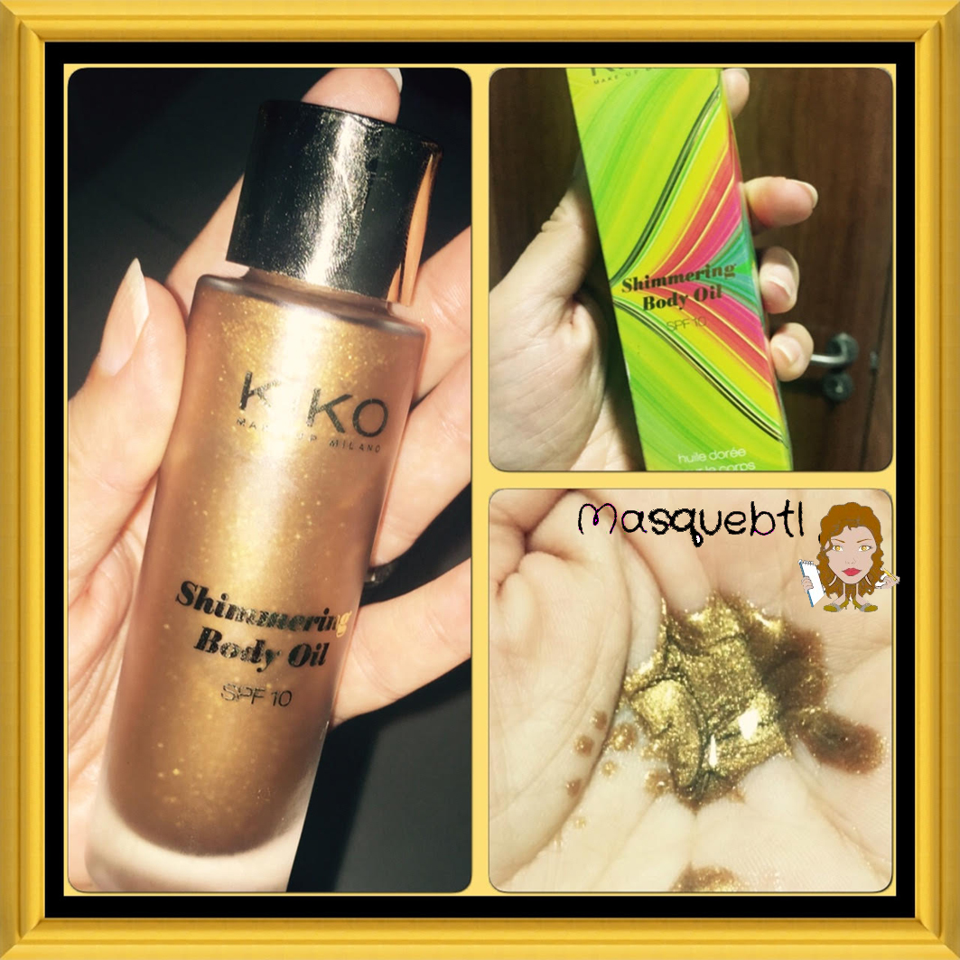 Masquebtl He probado Shimmering Body Oil Lotion de Kiko Cosmetics