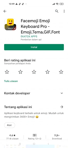 Install Facemoji On Playstore