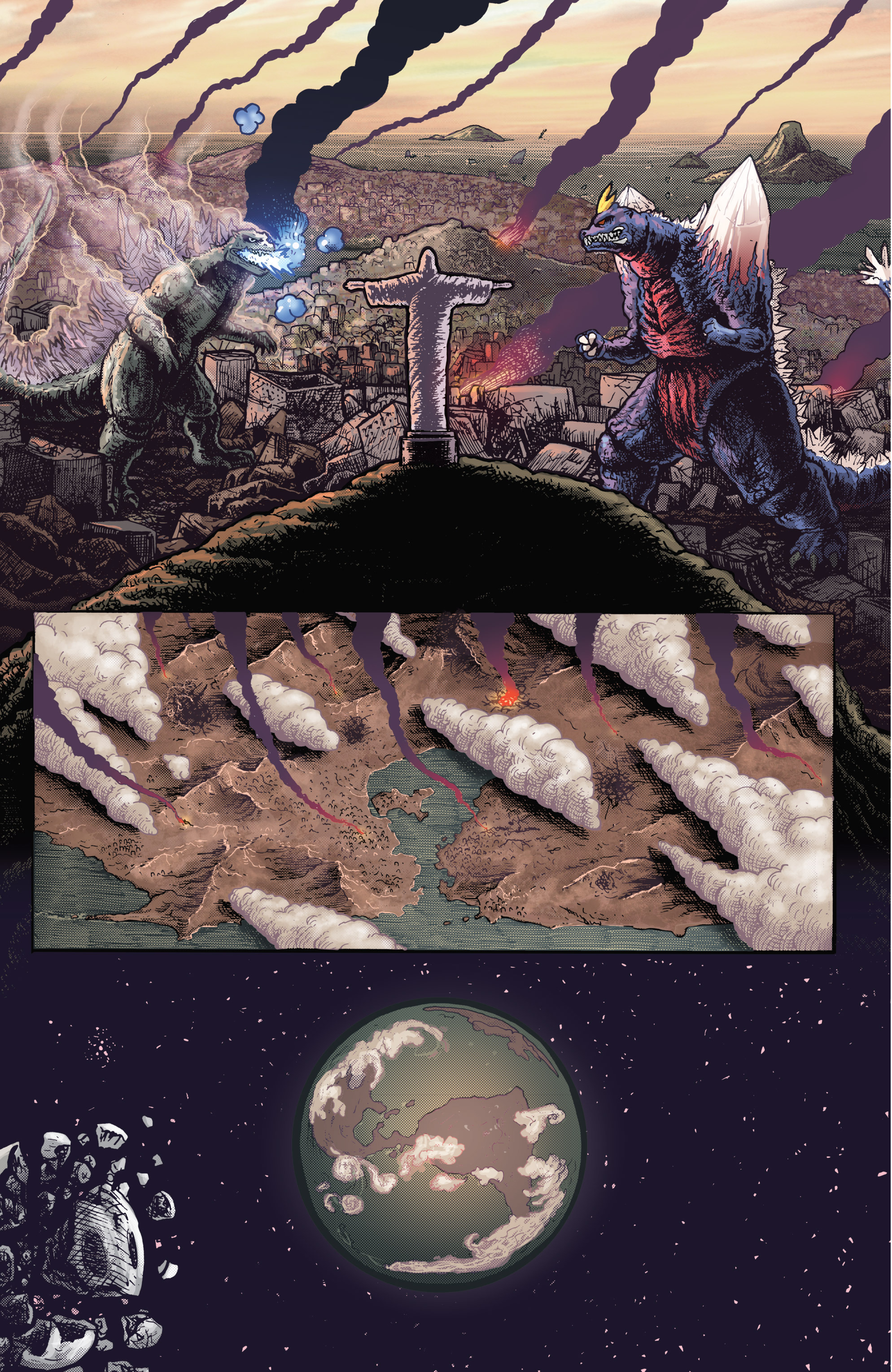 Read online Godzilla in Hell (2015) comic -  Issue #3 - 4