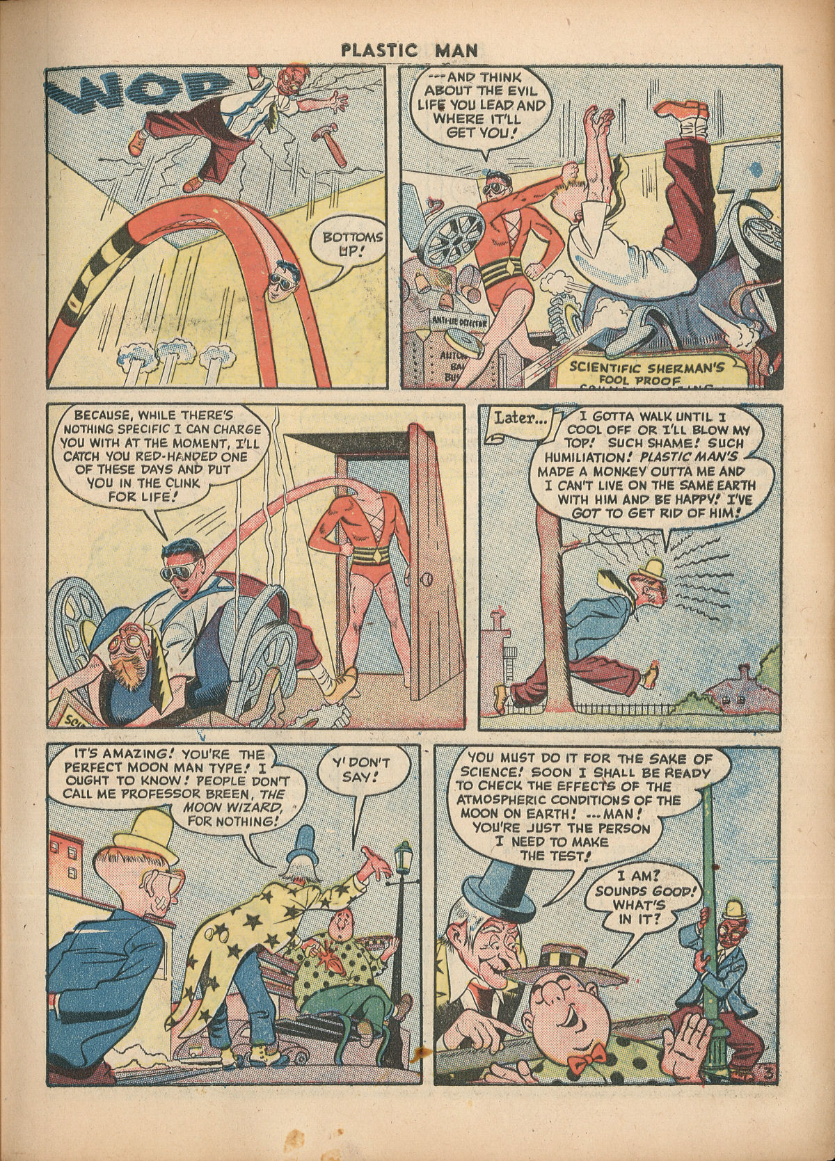 Read online Plastic Man (1943) comic -  Issue #6 - 5