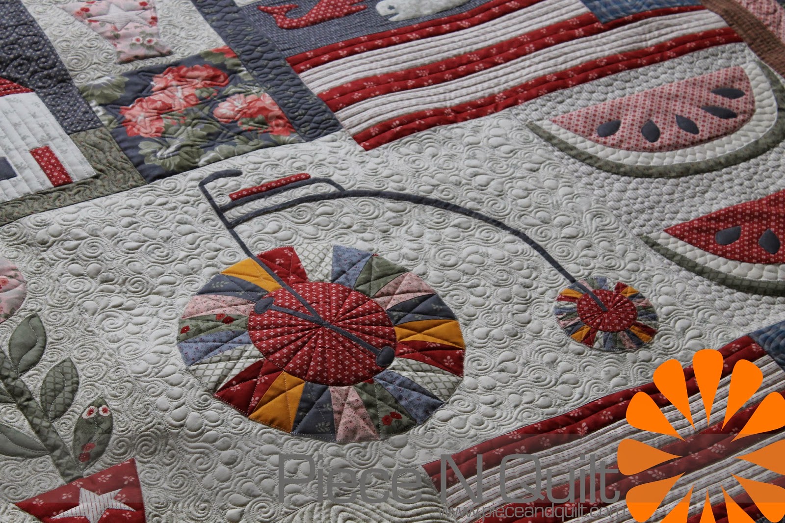 Piece N Quilt Front Porch Block of the Month Quilt