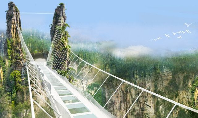 Puente de cristal diseñado por arquitecto israelí Puente de cristal diseñado por arquitecto israelí