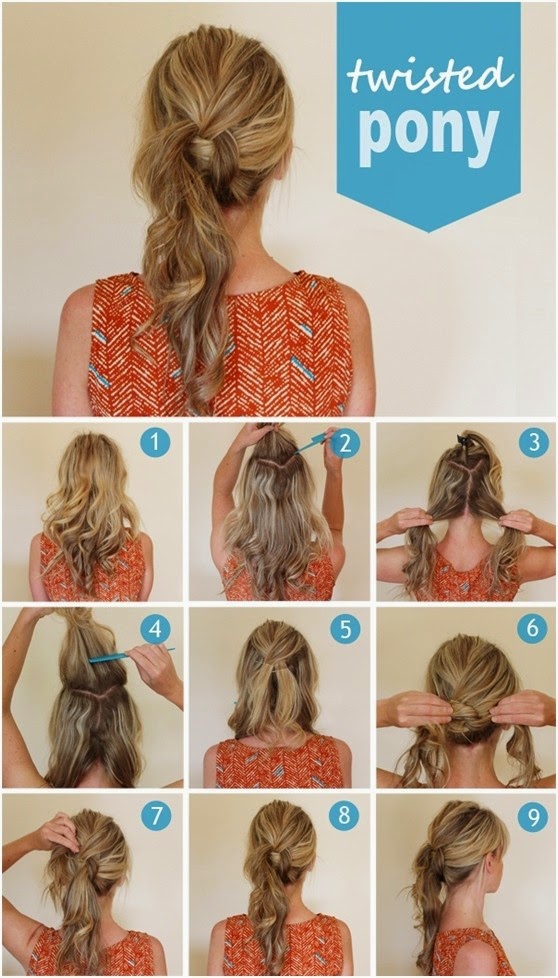 Hairstyles and Women Attire: 5 Cute and Easy Ponytail Hairstyles Tutorials