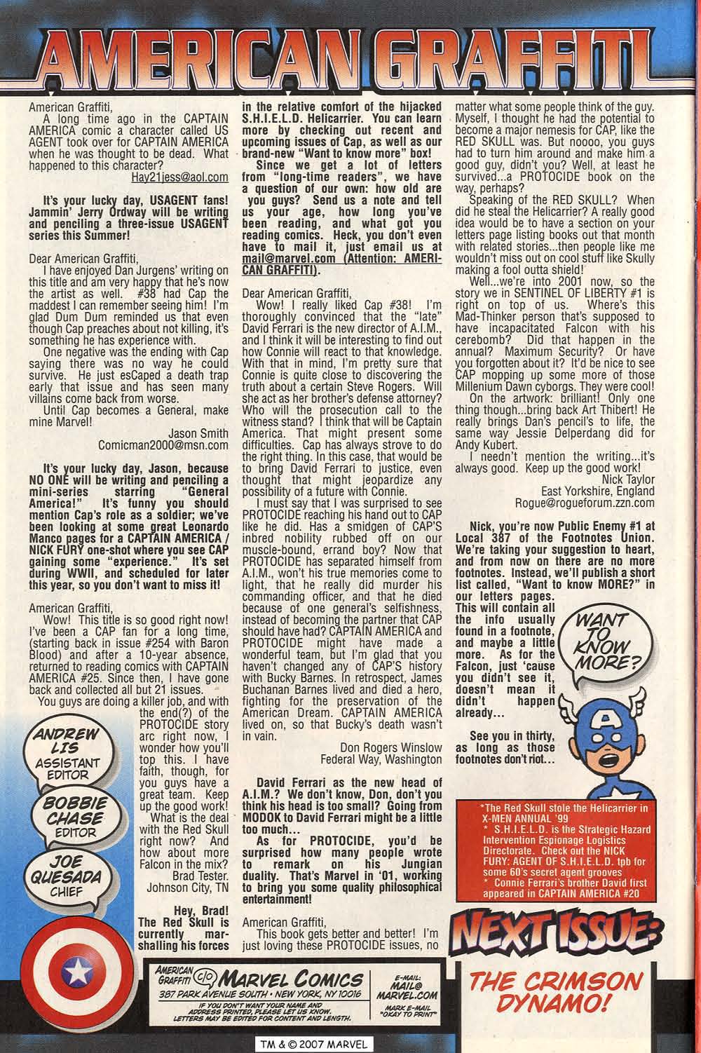 Read online Captain America (1998) comic -  Issue #41 - 34