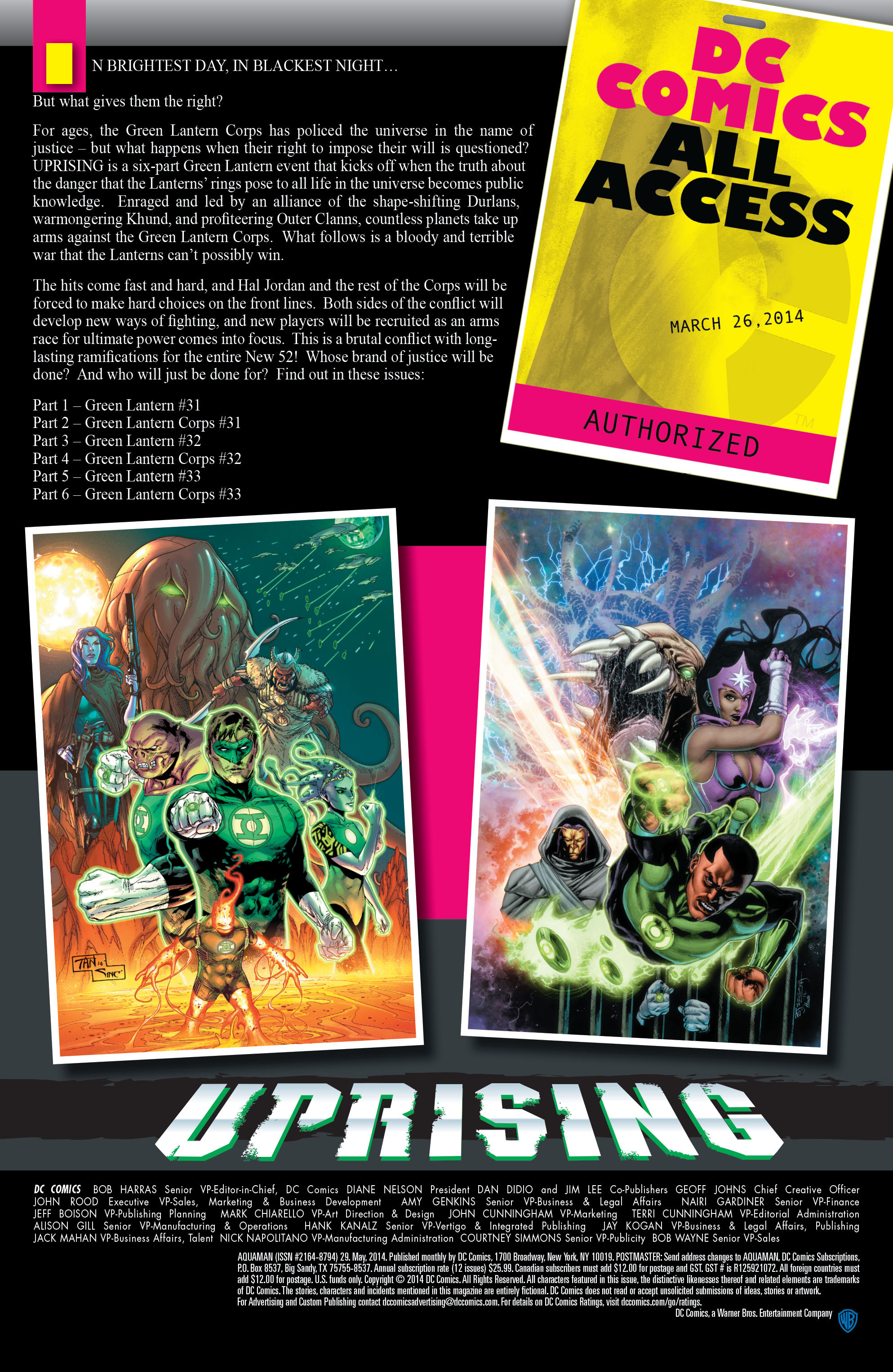 Read online Aquaman (2011) comic -  Issue #29 - 24