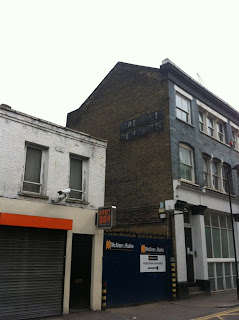 Old (ghost) sign on Hoxton Street, Shoreditch, London EC2 