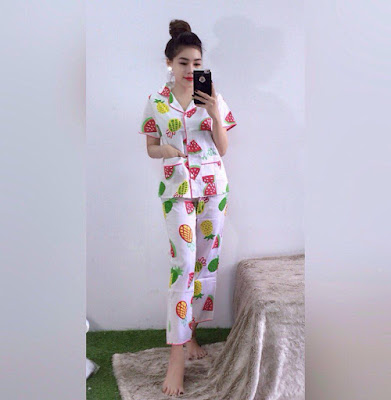 Sét đồ bộ pijama dài tay ngắn mẫu mới nhất Sét đồ bộ pijama dài tay ngắn mẫu mới nhất