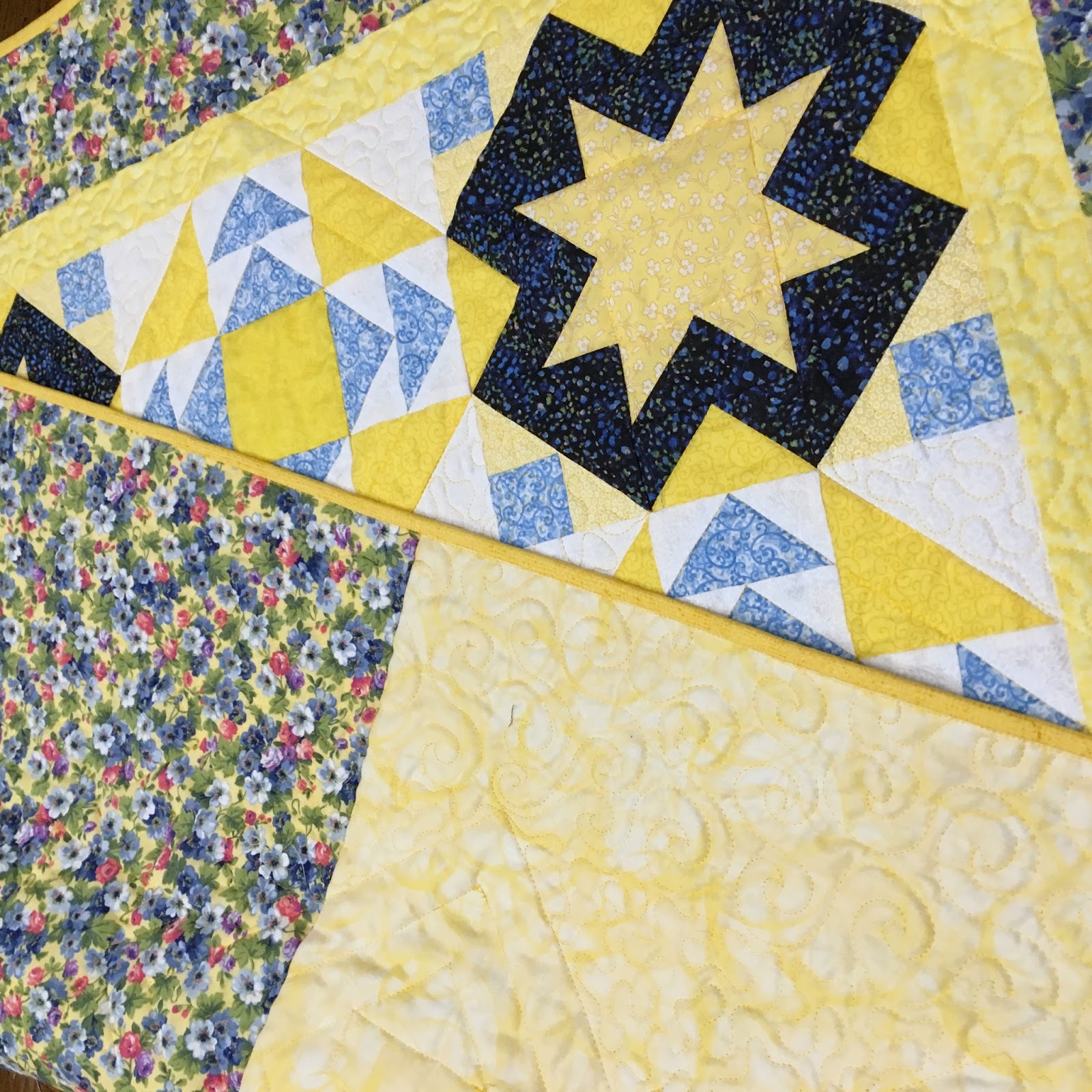 Pamelaquilts project quilting  mellow yellow