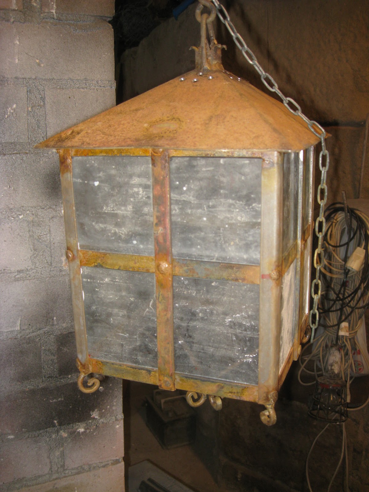 Mi forja: yunque, hierro y fuego: LÁMPARAS