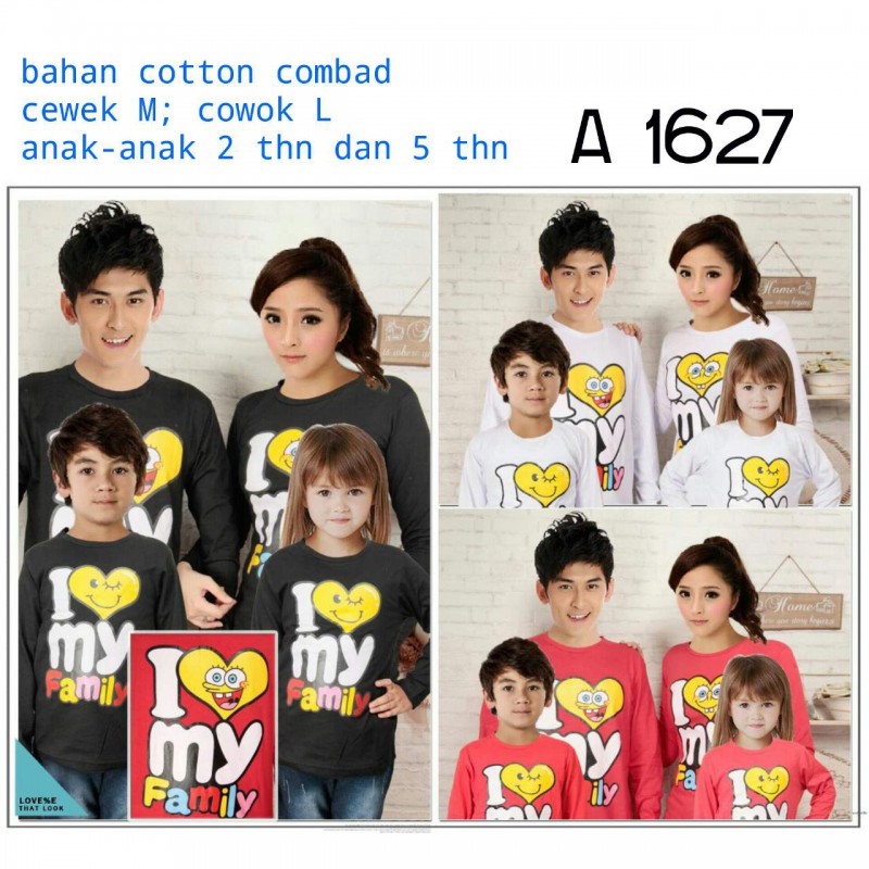 Jual Online I Love My Family Spongebob Murah Jakarta Bahan Combed Terbaru Jual Online I Love My Family Spongebob Murah Jakarta Bahan Combed Terbaru
