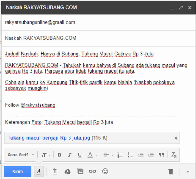 Cara Bergabung dan Menjadi Penulis di RAKYATSUBANG.COM Cara Bergabung dan Menjadi Penulis di RAKYATSUBANG.COM